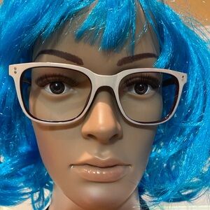 Women's Chico's Eyeglasses Frames No Lenses Off-White | Brown VGC